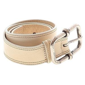 Banana Republic ivory leather belt